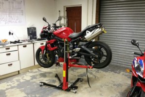 Triumph Street Triple on abba Sky Lift