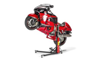Sky Lift in wheelie position